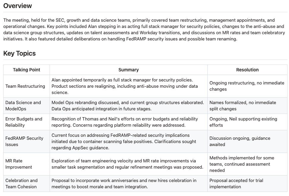 Prepare with context
